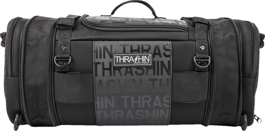 Thrashin Black Motorcycle Passenger 8.45 Gallon Bag for Harley Davidson TSB-0009