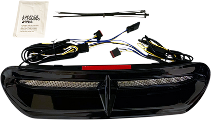Custom Dynamics LED Batwing Fairing Vent Insert fits 2014-2023 Harley Touring