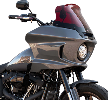 Klock Werks Kolor Flare 8" Red Windshield 2022-2024 Harley Softail Low Rider ST