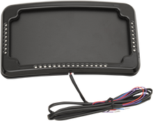 Cycle Visions Slick Signals LED Curved Rear Motorcycle License Plate Frame