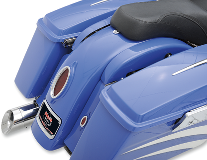 Klock Werks Black Upper Saddlebag Filler Panels fits 2006-2008 Harley Touring