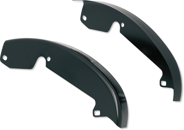 Klock Werks Black Upper Saddlebag Filler Panels fits 2006-2008 Harley Touring