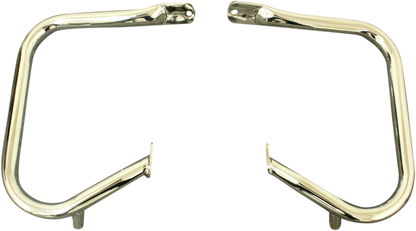Drag Specialties Big Buffalo Chrome Saddlebag Guards Bars 97-13 Harley Touring