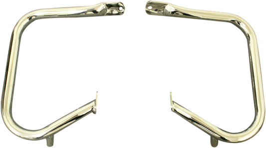 Drag Specialties Big Buffalo Chrome Saddlebag Guards Bars 97-13 Harley Touring