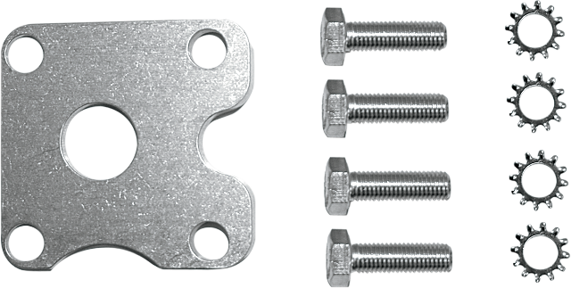 La Choppers Kickstand Angle Wedge Plate 36-99 Harley Softail Knucklehead FL EL