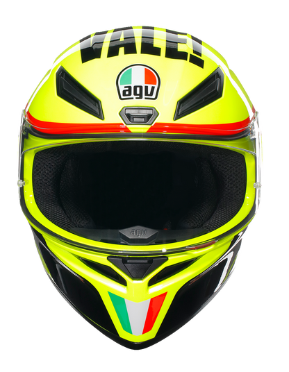 AGV K1 S Grazie Vale Yellow Unisex Adult Motorcycle Street Full Face Helmet