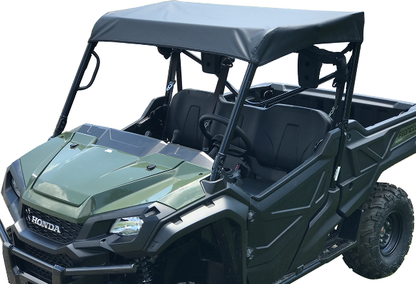 Moose Black Nylon Vinyl UTV Roof Cap for 2016-2021 Honda Pioneer 1000 Deluxe