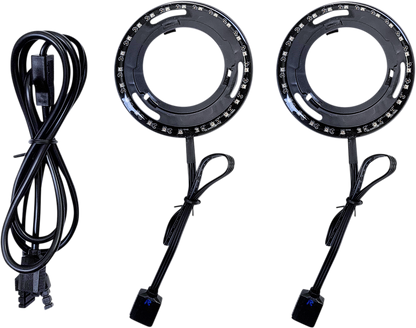 Custom Dynamics LED ProGLOW Fairing Speaker Lights 2014-2024 Harley Touring FLHX
