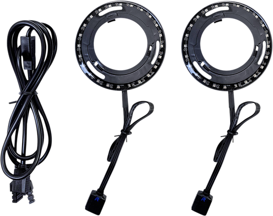 Custom Dynamics LED ProGLOW Fairing Speaker Lights 2014-2024 Harley Touring FLHX
