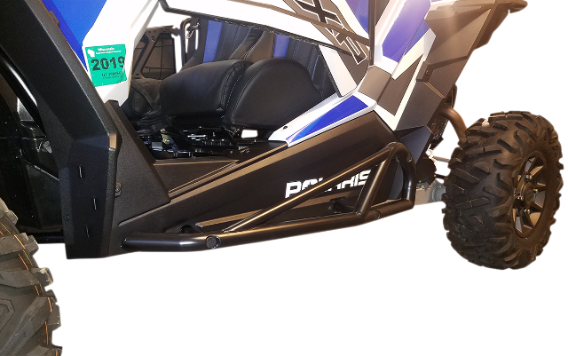 Moose Racing Black UTV Side By Side Nerf Bars for 15-19 Polaris RZR XP 900 1000