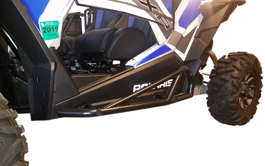 Moose Racing Black UTV Side By Side Nerf Bars for 15-19 Polaris RZR XP 900 1000