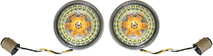 Custom Dynamics 1157 Chrome Probeam LED Front Turn Signals 1984-2024 Harley