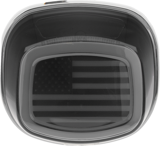 Kuryakyn LED Smoke Tracer Flag Taillight fits 1999-2022 Harley Touring Dyna