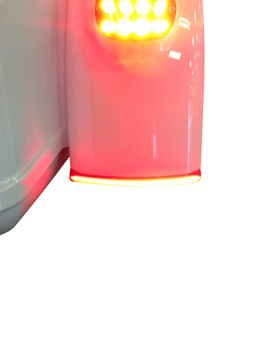 Custom Dynamics ProBEAM Low Profile Red LED Fender Lights 2011-2024 Harley Trike