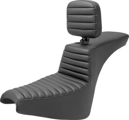 Saddlemen Step Up Tuck n Roll Seat & Backrest for 2018-2026 Harley Softail FXBB