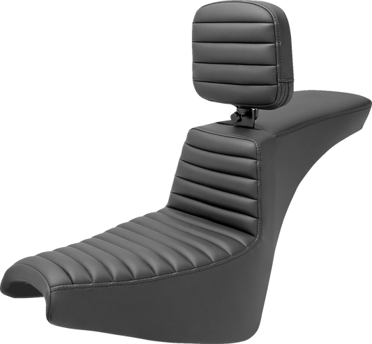Saddlemen Step Up Tuck n Roll Seat & Backrest for 2018-2025 Harley Softail FXBB