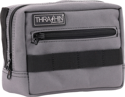 Thrashin Supply Gray Motorcycle Handlebar Storage Bag Harley Davidson THB-0016