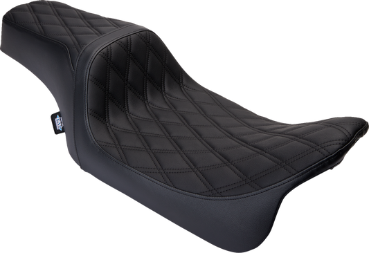 Drag Specialties Predator Diamond Seat fits 2008-2024 Harley Touring FLHT FLHX