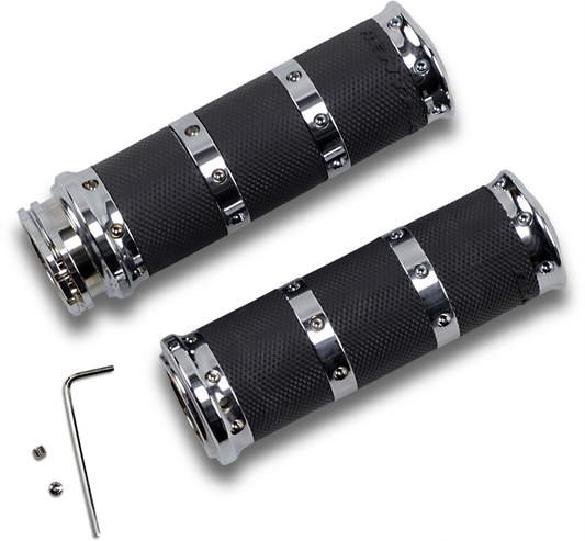Performance Machine 1" Contour Motorcycle Grips 82-19 Harley Touring Softail XL