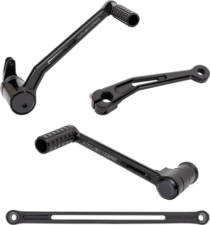 Arlen Ness Black SpeedLiner Foot Control Kit for 1999-2024 Harley Touring