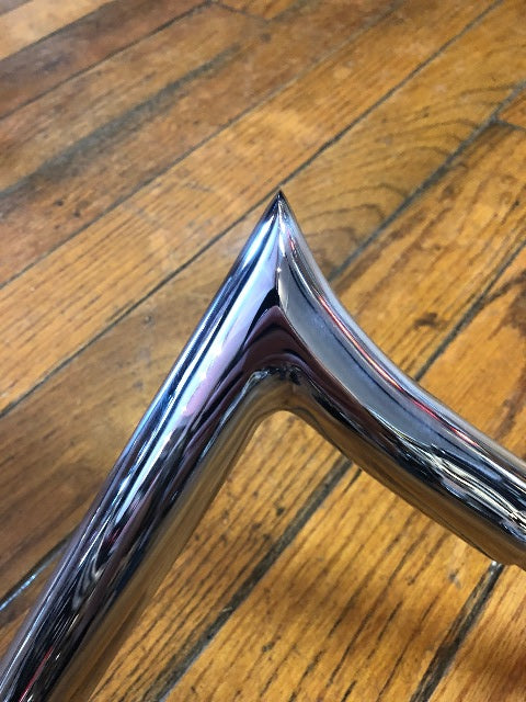 La Choppers Chrome 1 1/4" Prime 16" Ape Handlebars for 1996-2022 Harley Touring