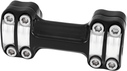 RSD Black 1.5" Nostalgia Front Handlebar Hand Riser System For Harley Davidson