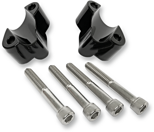 La Choppers Black 1" Handlebar Riser Extensions fits 2010-2022 Harley Sportster