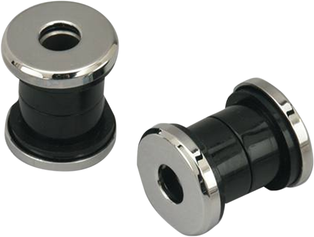 Wild 1 Black Firm Handlebar Riser Bushings for 86-17 Harley Dyna Softail XL FXE
