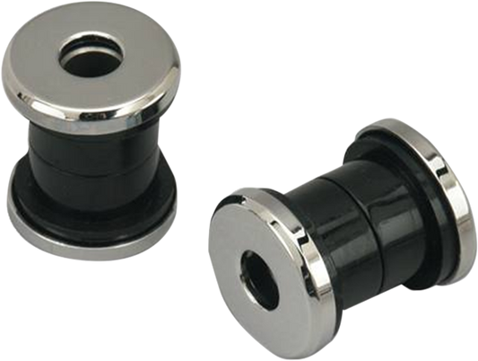 Wild 1 Black Firm Handlebar Riser Bushings for 86-17 Harley Dyna Softail XL FXE