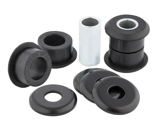 Arlen Ness Black Poly Handlebar Riser Bushing Kit fits 1984-2026 Harley Touring