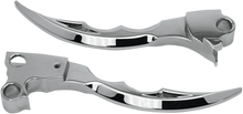 Pro One Chrome Pro Blade Handlebar Levers fits 1996-06 Harley Davidson