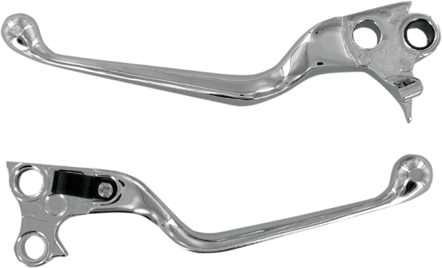 Drag Specialties Chrome Motorcycle Lever Set 96-17 Harley Dyna Softail Touring