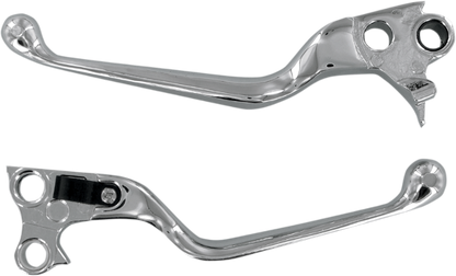 Drag Specialties Chrome Motorcycle Lever Set 96-17 Harley Dyna Softail Touring