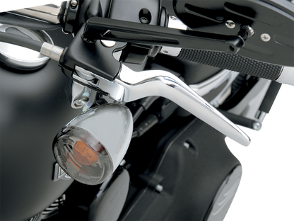 Drag Specialties Chrome Custom Lever Set for 1996-17 Harley Touring Dyna Softail
