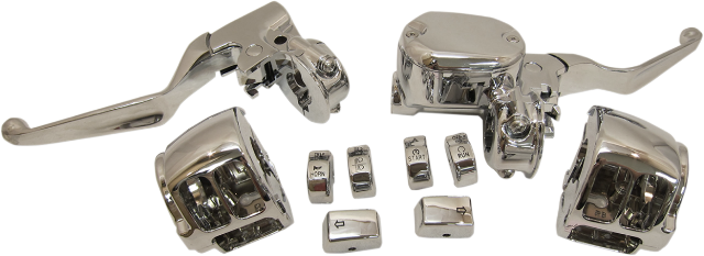 Drag Specialties Chrome Handlebar Control ABS Kit for 2014-2022 Harley Sportster