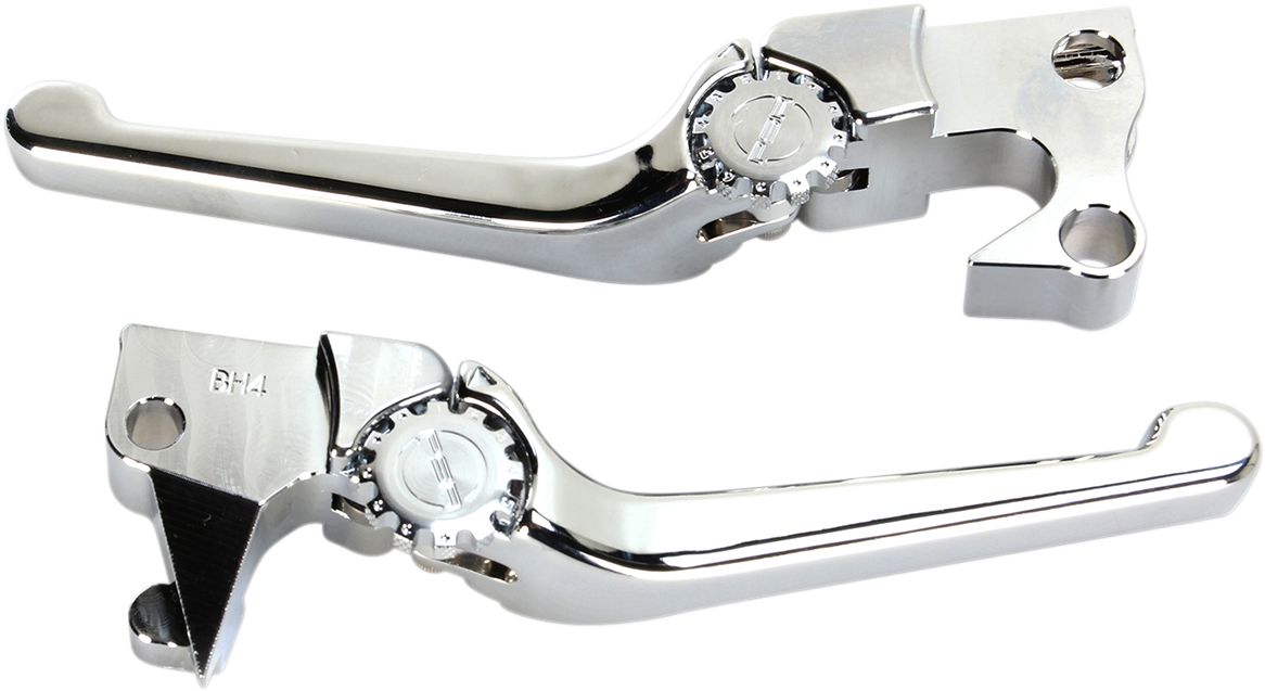 PSR Adjustable Anthem Chrome Clutch Brake Lever Set 04-13 Harley Sportster XL