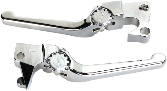 PSR Adjustable Anthem Chrome Clutch Brake Lever Set 04-13 Harley Sportster XL
