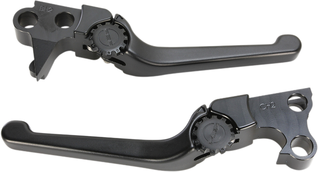 PSR Black Handlebar Clutch Brake Hand Lever Set 1996-2017 Harley Dyna Touring