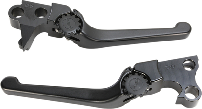 PSR Black Handlebar Clutch Brake Hand Lever Set 1996-2017 Harley Dyna Touring