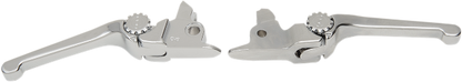 PSR Chrome Adjustable Anthem Handlebar Lever Set for 17-19 Harley Touring FLHX