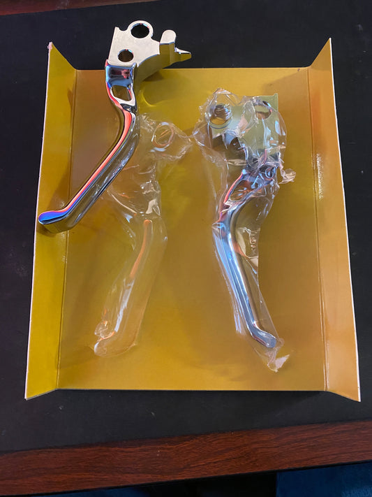 Arlen Ness Chrome Method Hand Clutch & Brake Lever fits 1996-2017 Harley 530-020