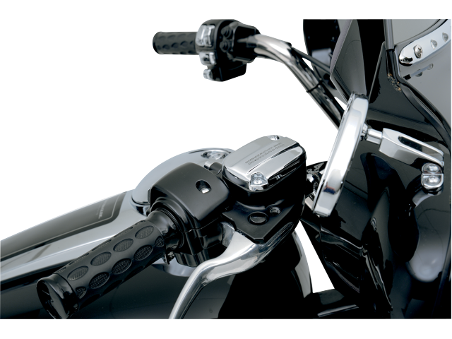 Drag Specialties Chrome Front Brake Master Cylinder Cover 2008-25 Harley Touring