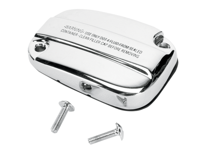 Drag Specialties Chrome Front Brake Master Cylinder Cover 2008-25 Harley Touring