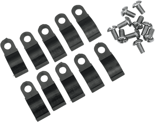 Drag Specialties 10 Pack Handlebar Lever Anti Rattle Clips fits 82-17 Harley