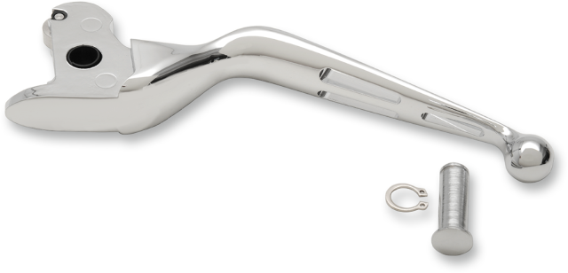 Drag Specialties Chrome Slotted Wide Blade Clutch Lever 14-16 Harley Touring FL