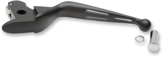 Drag Specialties Slotted Wide Blade Black Lever fits 14-16 Harley Touring FL