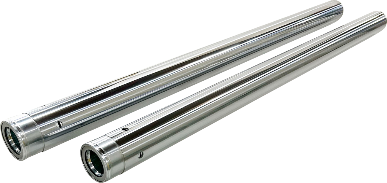 Drag Specialties 49mm 25.75" Chrome Fork Tubes for 2018-2025 Harley Softail M8