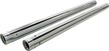 Drag Specialties 49mm 25.75" Chrome Fork Tubes for 2018-2025 Harley Softail M8