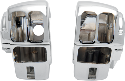 Drag Specialties Chrome Handlebar Switch Housing Assembly 2008-13 Harley Touring