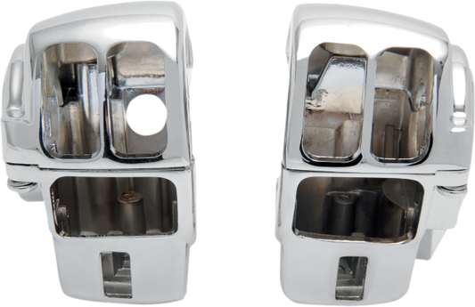 Drag Specialties Chrome Handlebar Switch Housing Assembly 08-13 Harley Touring